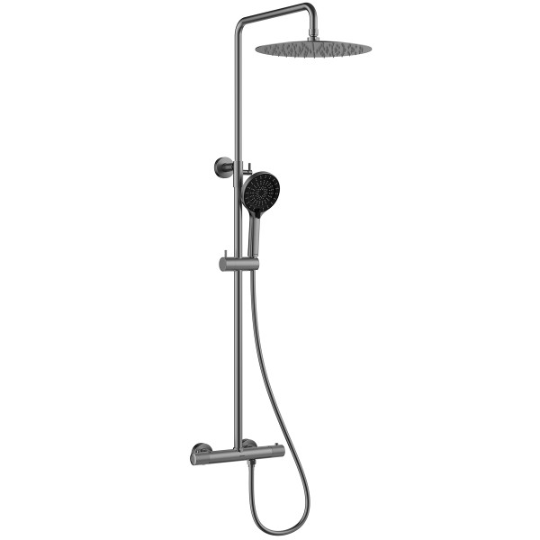 Душевая система Lemark Beluga графит (LMF-8045B-GM)