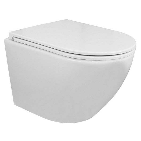 Унитаз подвесной Grado безободковый со скрытым сливом с сидением микролифт 490x370x360 (AZ-0046N) Унитаз подвесной Grado безободковый со скрытым сливом с сидением микролифт 490x370x360 (AZ-0046N)