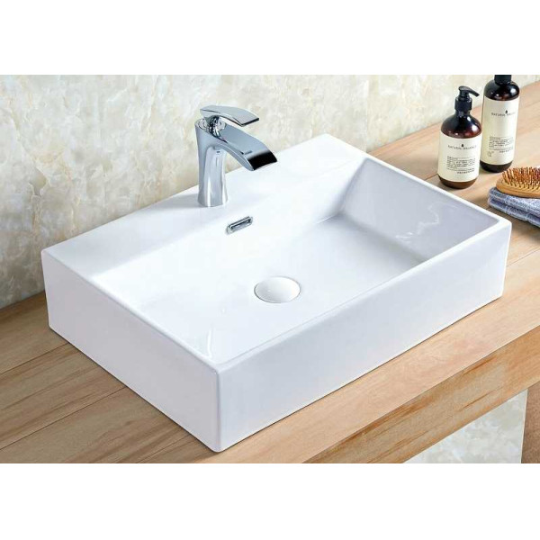 Раковина накладная BelBagno белая (BB1340)