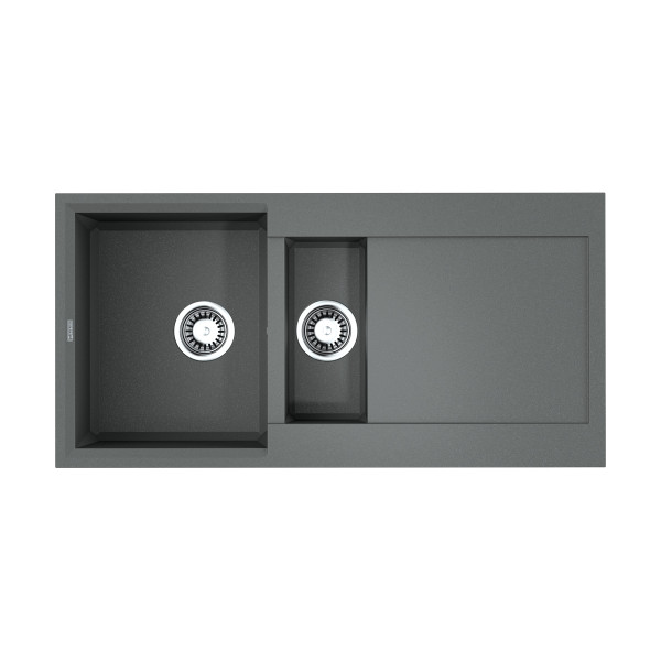 Мойка для кухни врезная Omoikiri Sakaime 100-2-GR Tetogranit/leningrad grey (4993562) Мойка для кухни врезная Omoikiri Sakaime 100-2-GR Tetogranit/leningrad grey (4993562)