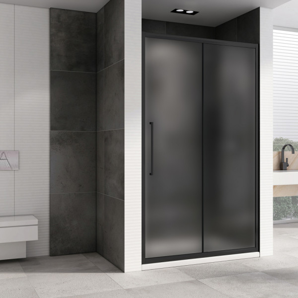 Душевая дверь Abber Schwarzer Diamant 160x195 стекло матовое, профиль черный (AG30160BMH) Душевая дверь Abber Schwarzer Diamant 160x195 стекло матовое, профиль черный (AG30160BMH)