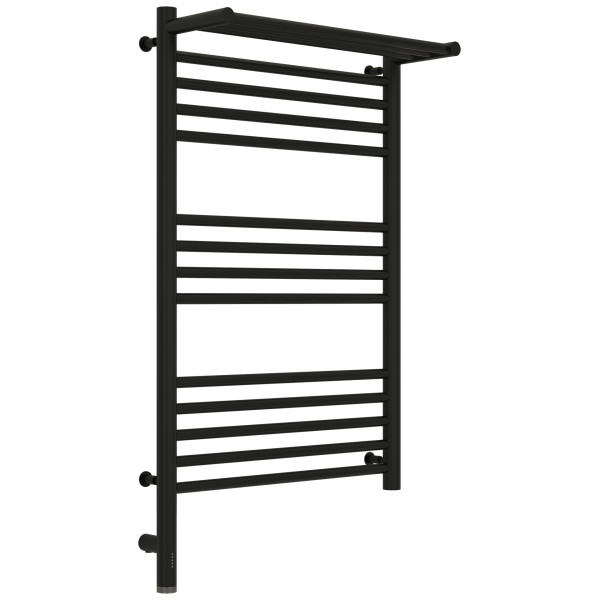 Полотенцесушитель электрический Сунержа Богема 3.0 800x500 с полочкой провод слева матовый чёрный (31-5806-8050) Полотенцесушитель электрический Сунержа Богема 3.0 800x500 с полочкой провод слева матовый чёрный (31-5806-8050)