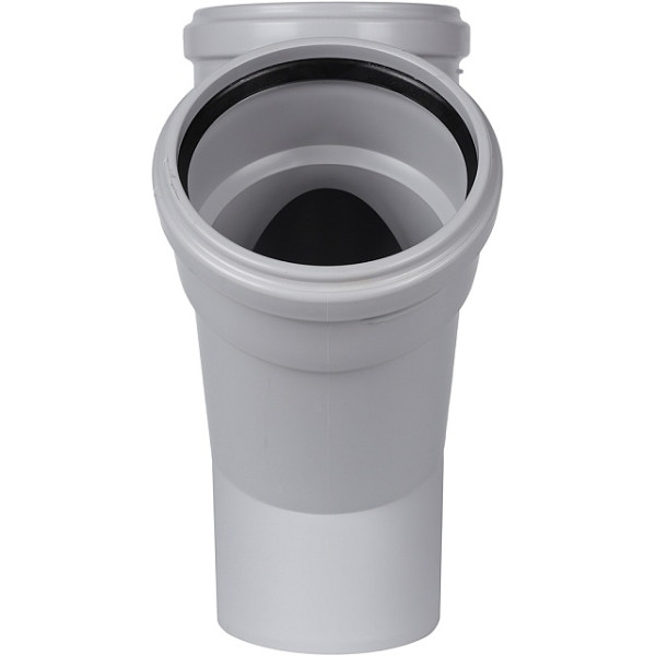 Тройник 110x110x45 Stout (PP, серый) (SKB-0015-111145)