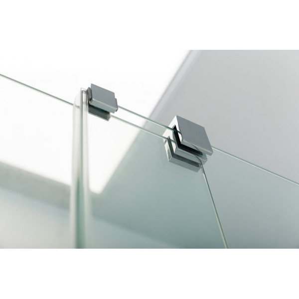 Душевая шторка для ванны Cezares Stream 100x150 стекло прозрачное, профиль хром (STREAM-VFS-11-100/150-C-Cr)