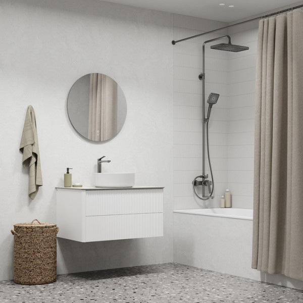 Смеситель для раковины Iddis Parker черный (PARGM01i01)