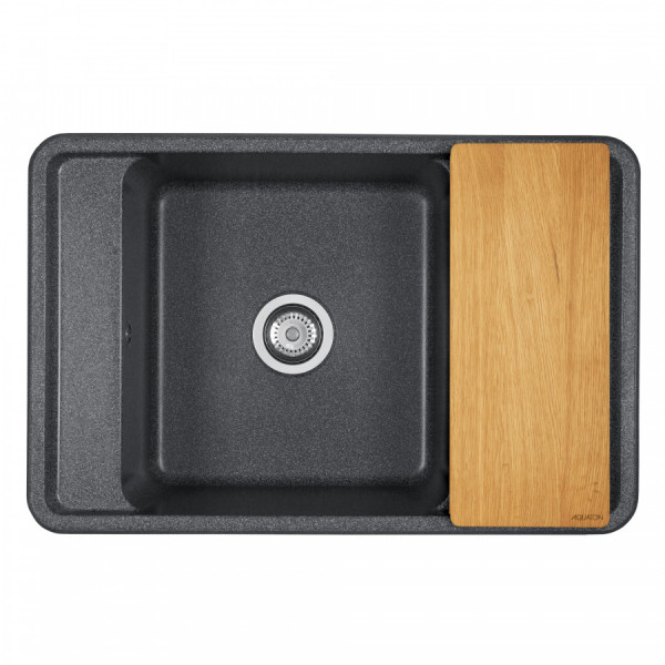 Мойка для кухни врезная Aquaton Беллис 510x780x250 графит (1.A725.0.32B.S21.0) Мойка для кухни врезная Aquaton Беллис 510x780x250 графит (1.A725.0.32B.S21.0)