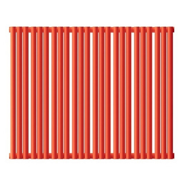 Радиатор стальной Empatiko боковое подключение, рябиновый красный (Takt S1-952-500 Scarlet Red)