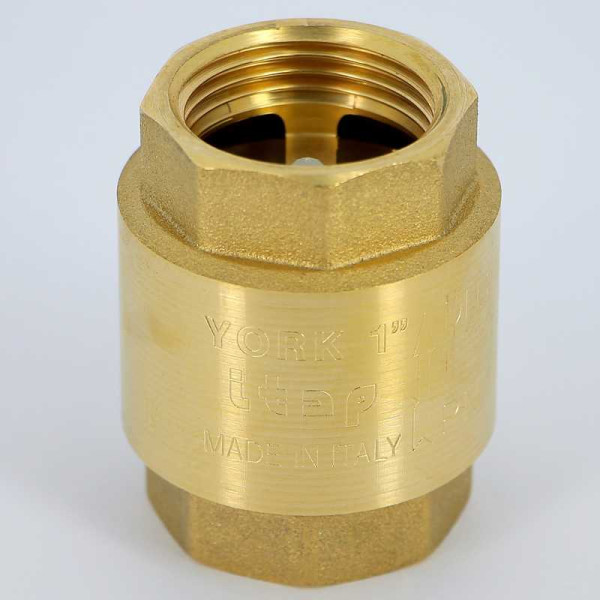 Клапан обратный вертикальный Itap 1" York (с пластиковым седлом) (1030100)