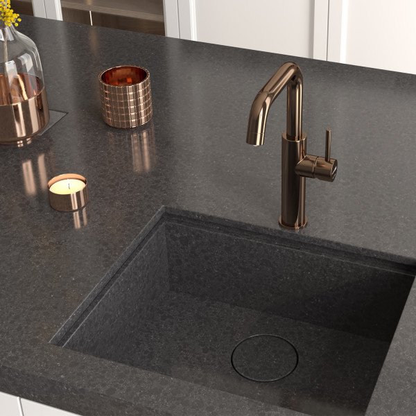 Смеситель для кухни WasserKRAFT розовое золото (A8597)