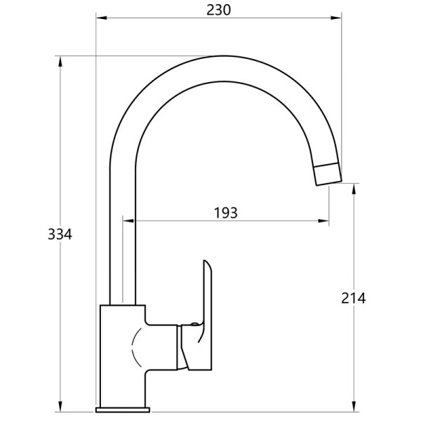 Смеситель для кухни Melodia della vita Metallica хром (MDV35515) Смеситель для кухни Melodia della vita Metallica хром (MDV35515)