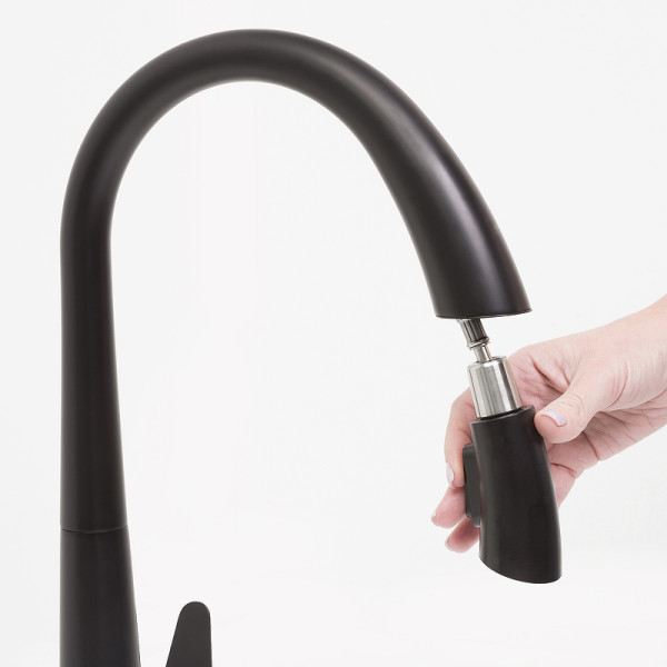 Смеситель для кухни WasserKRAFT черный (A8667) Смеситель для кухни WasserKRAFT черный (A8667)