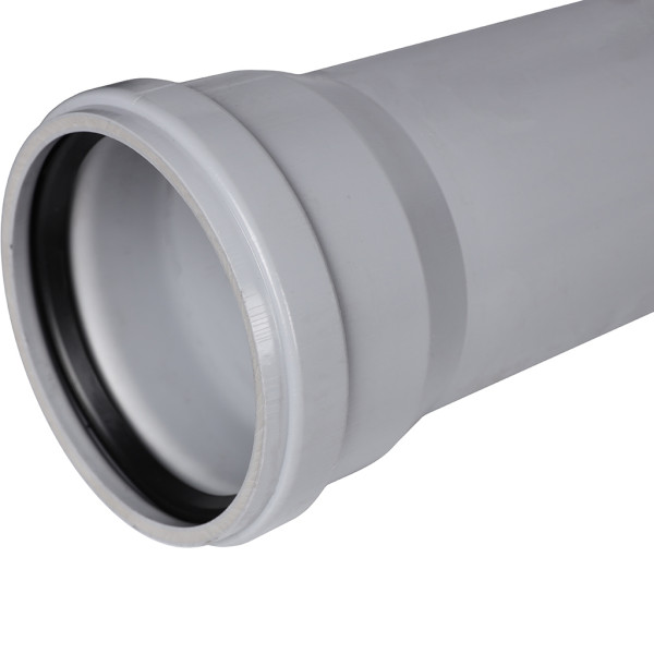 Труба 110x1500 Stout (PP, серый) (SKB-0002-110150)