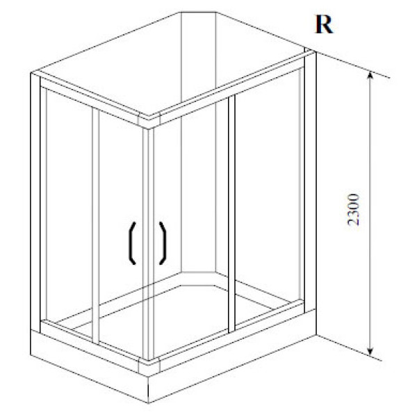 Душевая кабина с гидромассажем Timo TL-1504 R 110x85x230 стекло прозрачное, профиль хром (TL-1504 R) Душевая кабина с гидромассажем Timo TL-1504 R 110x85x230 стекло прозрачное, профиль хром (TL-1504 R)