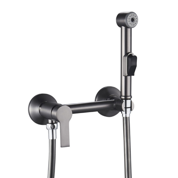 Смеситель для биде Melodia della vita Aria с гигиеническим душем оружейная сталь (MDV35751gn) Смеситель для биде Melodia della vita Aria с гигиеническим душем оружейная сталь (MDV35751gn)