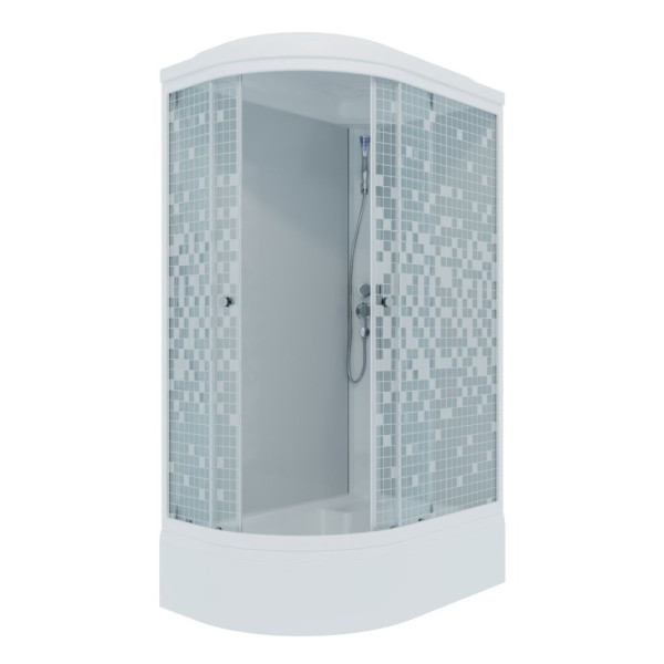 Душевая кабина Triton Коралл В 120х80 стекло мозаика ДН4 правая