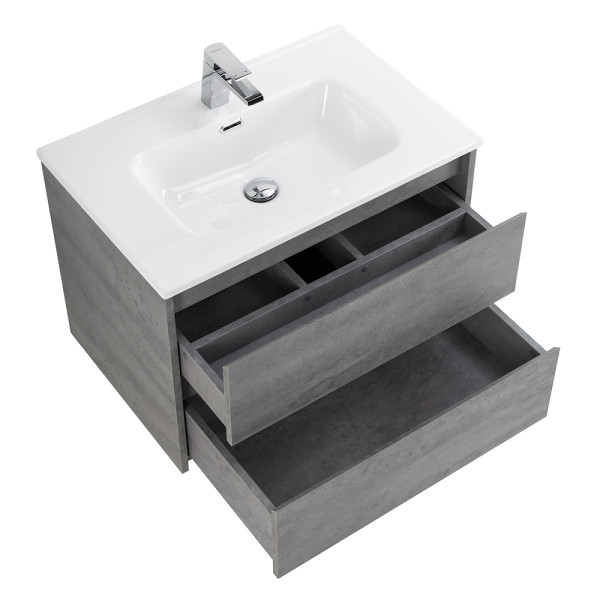 Тумба подвесная BelBagno Kraft 80 Cemento Grigio (KRAFT-800-2C-SO-CG)