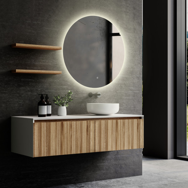 Зеркало Abber Mond 100x100 с подсветкой, сенсорный выключатель, диммер (AG6203SL-1.0) Зеркало Abber Mond 100x100 с подсветкой, сенсорный выключатель, диммер (AG6203SL-1.0)