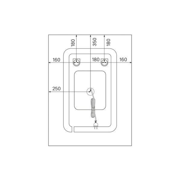 Зеркало с подсветкой Iddis Zodiac 50x70 (ZOD50T0i98)