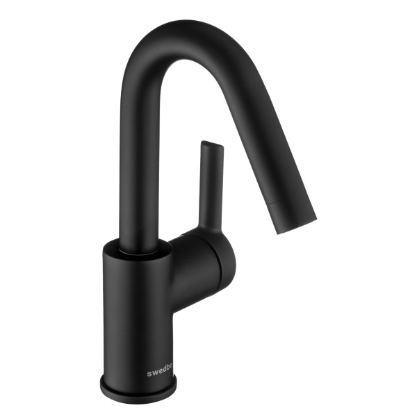 Смеситель для раковины Swedbe Diana черный (1012B)