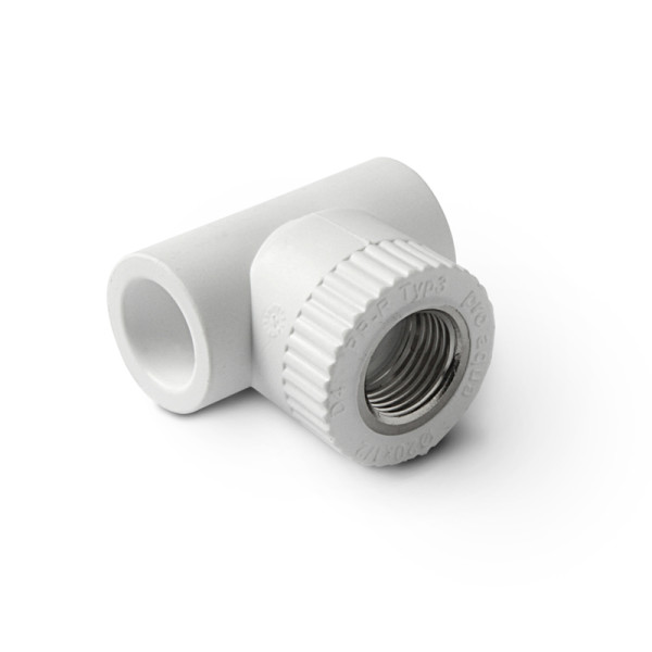 Тройник переходной PP-R 25*3/4"В "Pro Aqua" (латунь, белый) (PA24014P) Тройник переходной PP-R 25*3/4"В "Pro Aqua" (латунь, белый) (PA24014P)