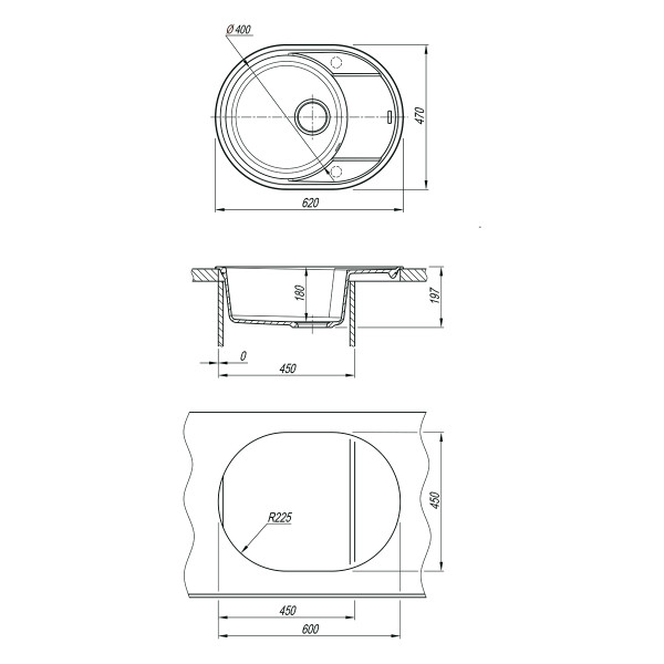 Мойка для кухни врезная Lemark Lacha 620 620x470 бежевый (9910050) Мойка для кухни врезная Lemark Lacha 620 620x470 бежевый (9910050)