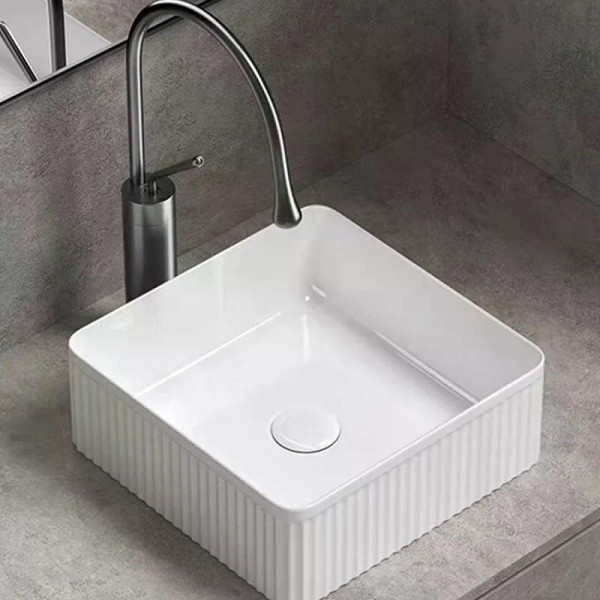 Раковина накладная RGW GS-1 37x37x13 белая (81211-1)