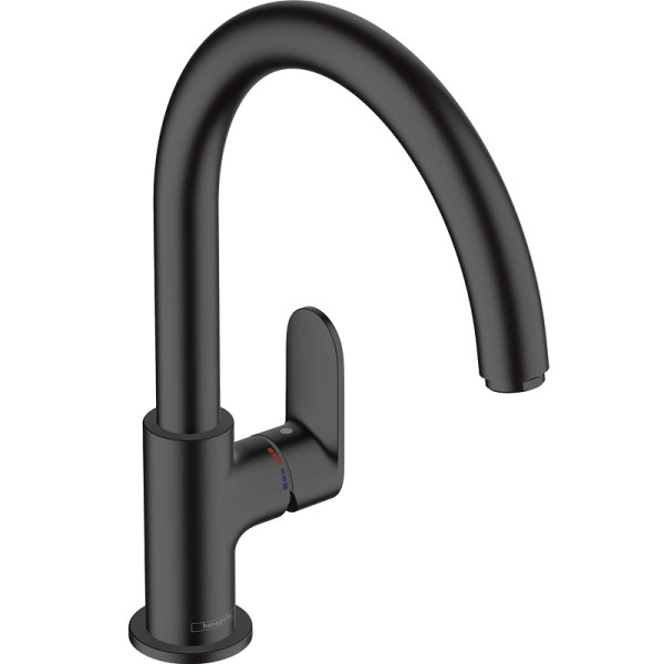 Смеситель для кухни Hansgrohe Vernis Shape M35 черный (71870670)