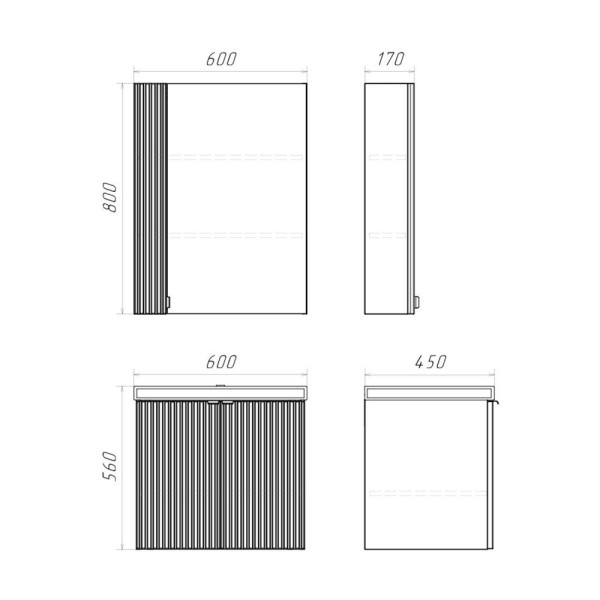 Тумба подвесная Comforty Лима 600x560x450 белый матовый с раковиной (00-00019236) Тумба подвесная Comforty Лима 600x560x450 белый матовый с раковиной (00-00019236)