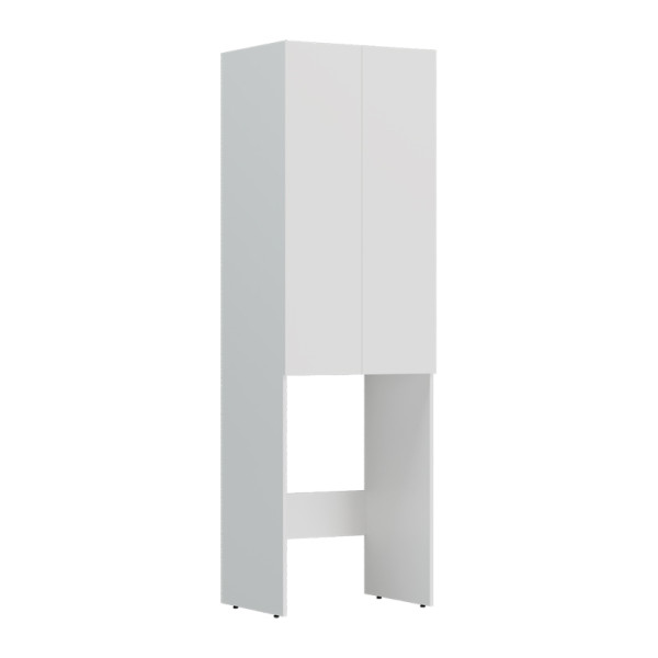 Стеллаж Melodia Универсал 2 дверцы 65 белый (из 2 частей) (MFR80058WT)