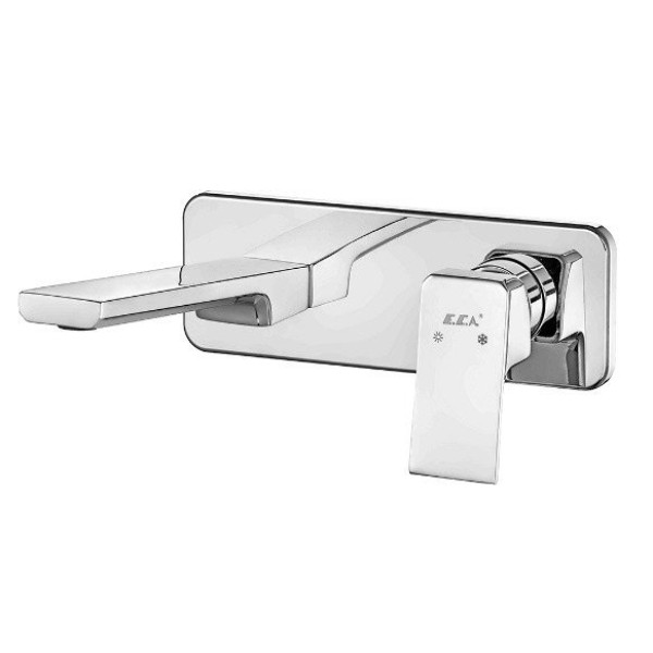 Смеситель для раковины E.C.A. Tiera внешняя часть хром (102167605EX-K)