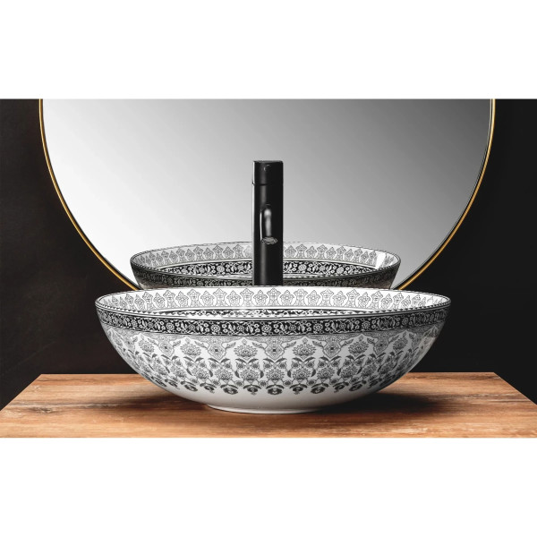 Раковина накладная REA Arte grey 40x40x11,5 (REA-U8002)