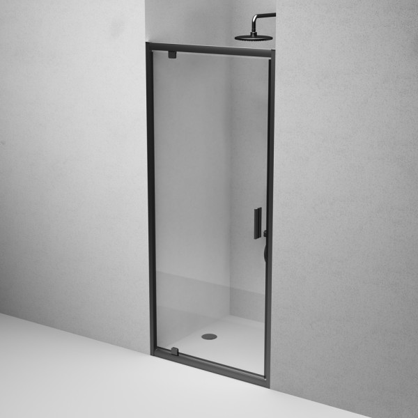 Душевая дверь AM.PM Gem 90x195 стекло прозрачное, профиль черный матовый (W90G-90-1P-BT) Душевая дверь AM.PM Gem 90x195 стекло прозрачное, профиль черный матовый (W90G-90-1P-BT)