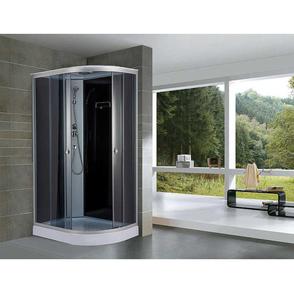 Душевая кабина Niagara 1200*800*2200 стекло тонированное, профиль хром (NG-3512 L) Душевая кабина Niagara 1200*800*2200 стекло тонированное, профиль хром (NG-3512 L)