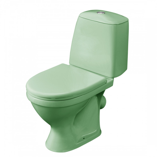 Унитаз-компакт Santeri Соната салатовый 370x680x760 с сиденьем полипропилен салатовый (1.P201.2.S04.00B.F)