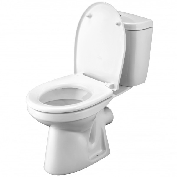 Унитаз-компакт Santek Анимо арматура стандарт: 2-реж. с сиденьем с soft close белый (1WH302135)