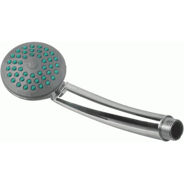 Душевая лейка Melodia 1 функция d65 М22x15 хром/серый/зеленый (MKP20549P)