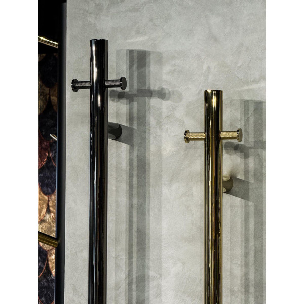 Полотенцесушитель электрический Boheme Uno 110x1500 SGM (графит глянец) (726-SGM)