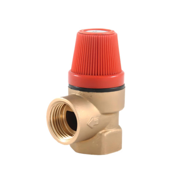 Клапан предохранительный 1/2"ВВ 1,5 бар Vieir (красный) (VR33FFK-1.5)