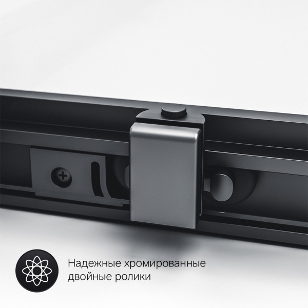 Душевое ограждение AM.PM Gem S 80x120x200 стекло прозрачное, профиль черный матовый (W93G-404-120280-BT) Душевое ограждение AM.PM Gem S 80x120x200 стекло прозрачное, профиль черный матовый (W93G-404-120280-BT)