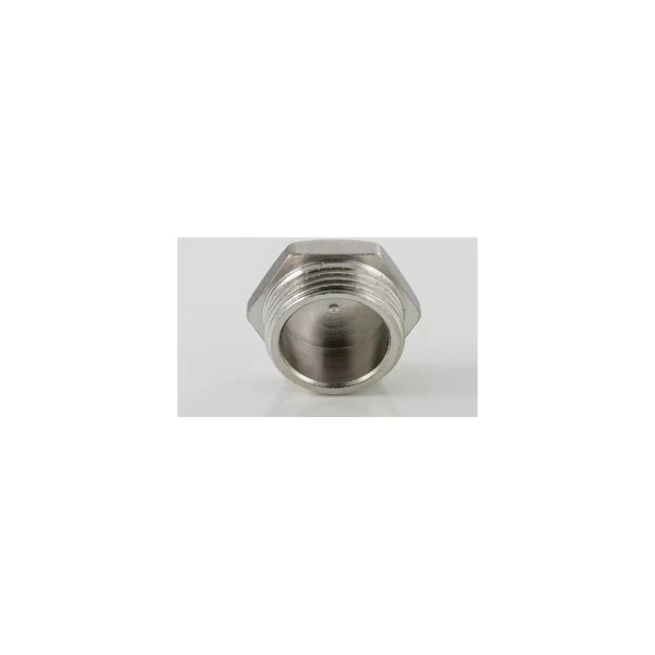 Заглушка 1/2"Н Valtec (никель, с уплотнением) (VTr.583.NR.0004) Заглушка 1/2"Н Valtec (никель, с уплотнением) (VTr.583.NR.0004)