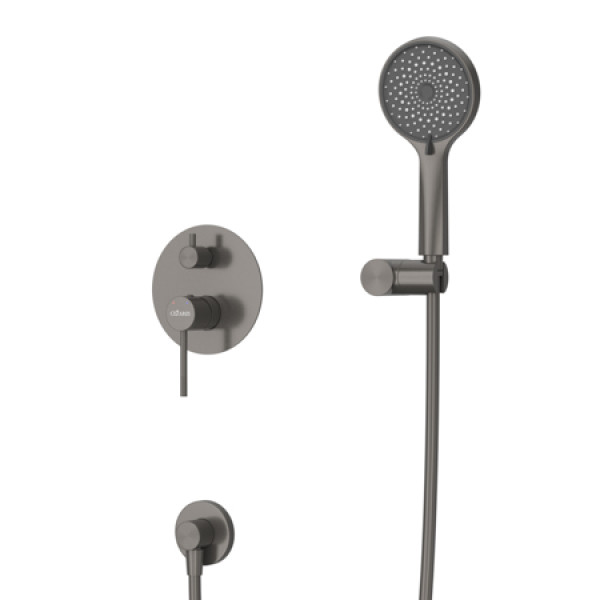 Душевая система Cezares Relax оружейная сталь (RELAX-DSET-GM)