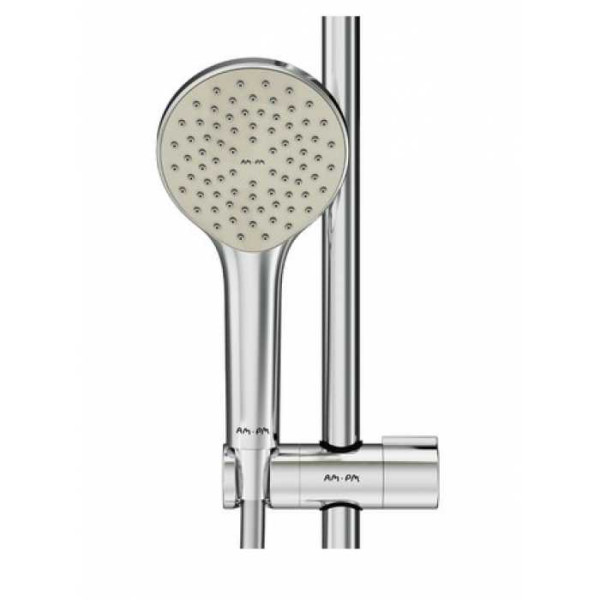 Система душевая X-Joy (смеситель, верхний душ d 220 мм, ручн.душ 110 мм, 3 ф-ции, душевой шланг) Система душевая X-Joy (смеситель, верхний душ d 220 мм, ручн.душ 110 мм, 3 ф-ции, душевой шланг)