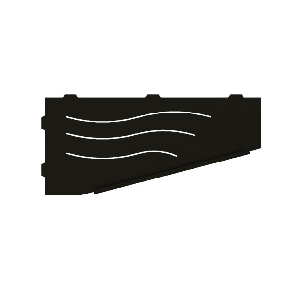 Полка в ванную комнату RGW MT-11B (правая) черная (49279911-04R) Полка в ванную комнату RGW MT-11B (правая) черная (49279911-04R)