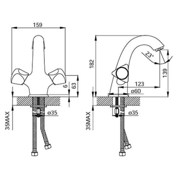 Смеситель для раковины Iddis Classic Plus (CLPSB00i01) Смеситель для раковины Iddis Classic Plus (CLPSB00i01)