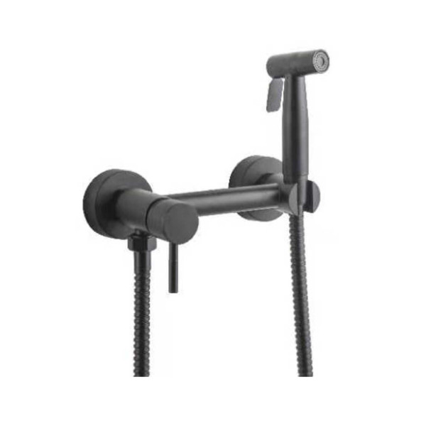 Смеситель с гигиеническим душем Fashun чёрный (A57503-7)