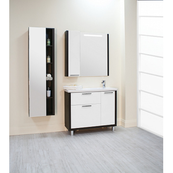 Шкафы зеркальные Aquaton Брайтон 100 венге (1A176702BR500)