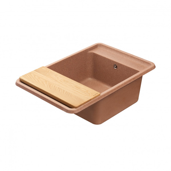 Мойка для кухни врезная Aquaton Беллис 510x780x250 терракот (1.A725.0.32B.S27.0) Мойка для кухни врезная Aquaton Беллис 510x780x250 терракот (1.A725.0.32B.S27.0)