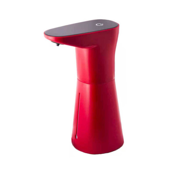 Диспенсер Fashun сенсорный для жид. мыла/пены с USB подзаряд пластик красный с чёрн. сенс. панелью (A410-10)