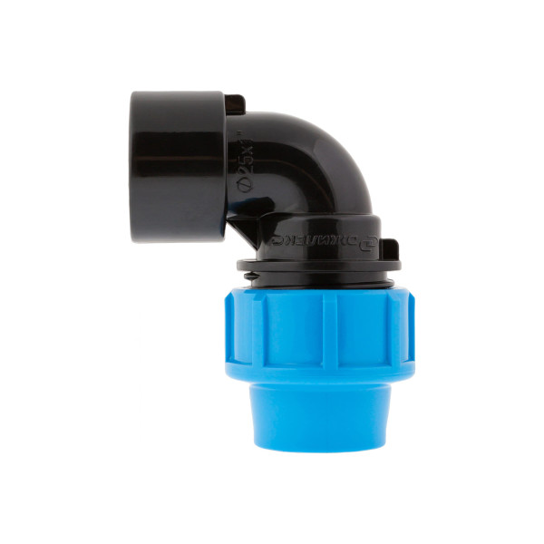 Соединение угловое 25*1"В Джилекс (для п/э трубы, PP) (9283)