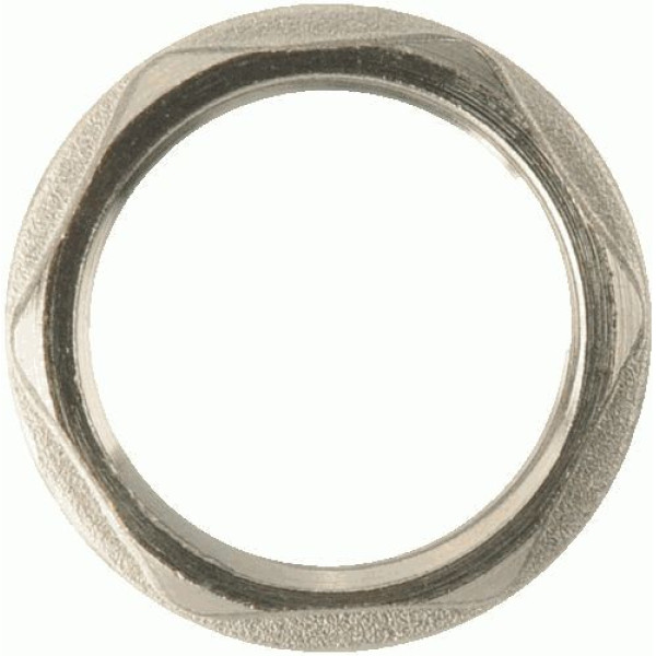 Контргайка 1" с ребордой TeRma (никель) (06053) Контргайка 1" с ребордой TeRma (никель) (06053)